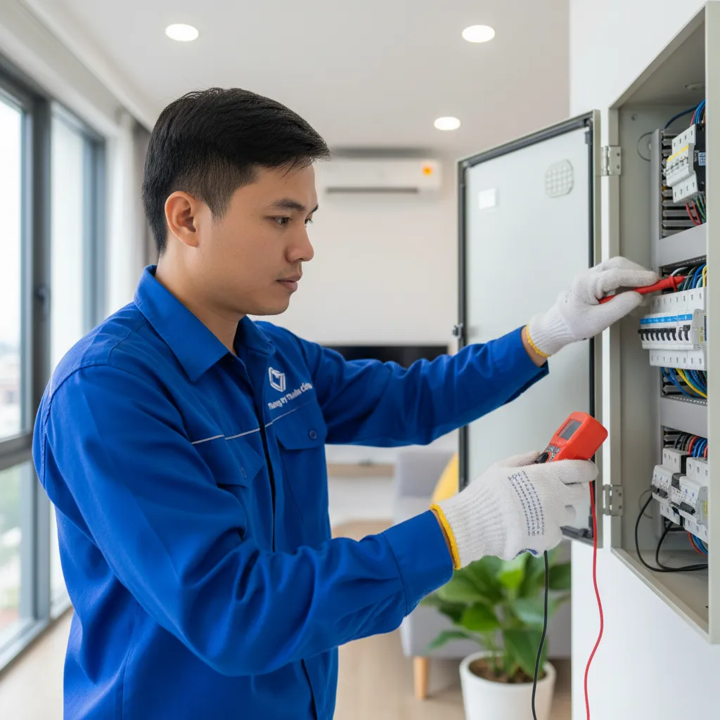 Dịch vụ sửa điện nước Phương Vy Thành Công chuyên nghiệp uy tín tại Quận Hải Châu Đà Nẵng