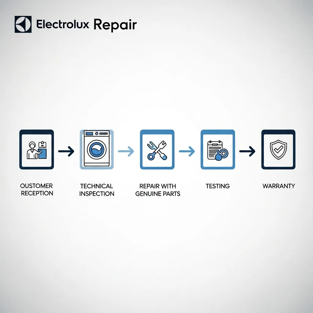Quy trình 5 bước sửa máy giặt Electrolux tại Đà Nẵng chuyên nghiệp, uy tín, linh kiện chính hãng