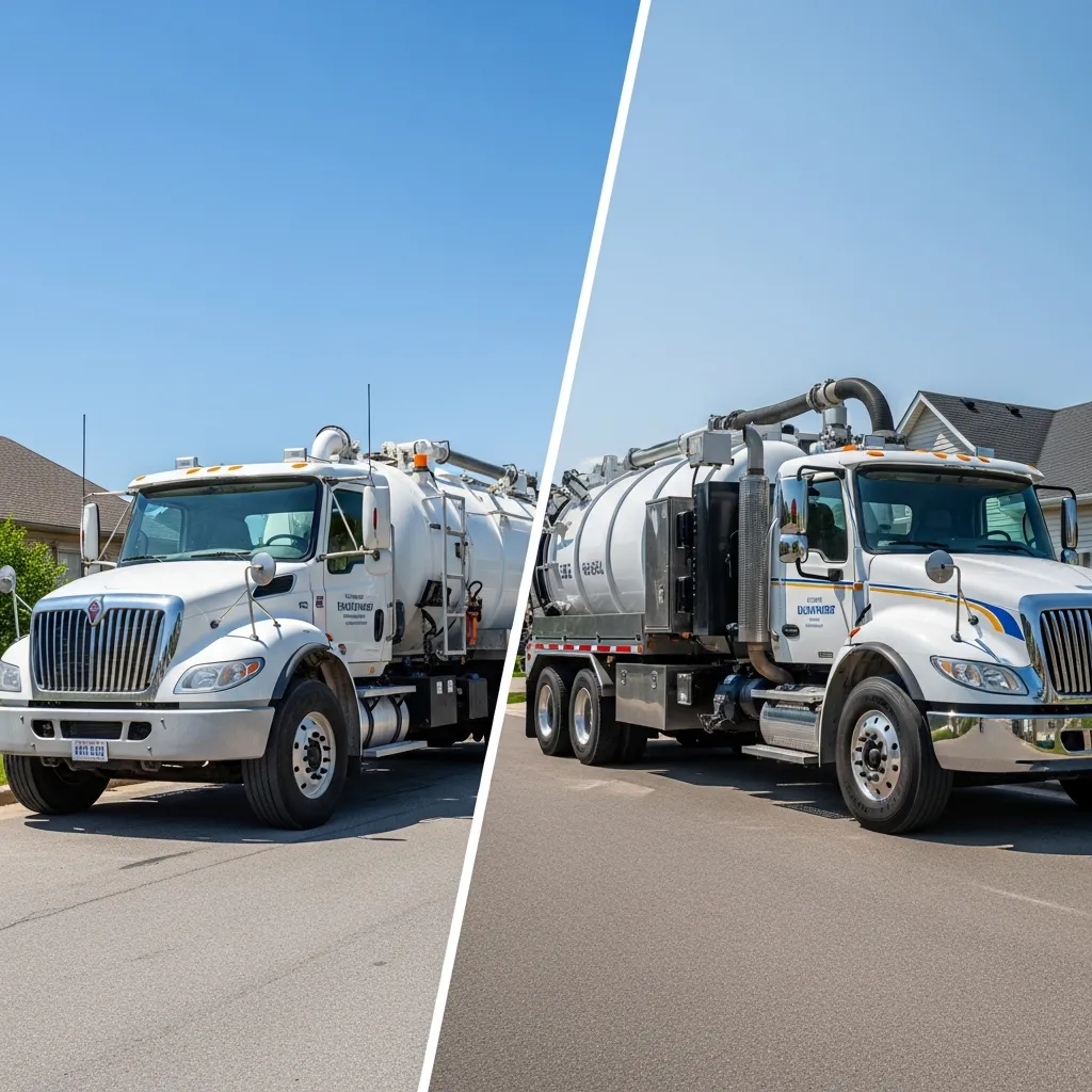 So sánh xe hút hầm cầu truyền thống và xe hút chân không hiện đại chuyên nghiệp tại Đà Nẵng